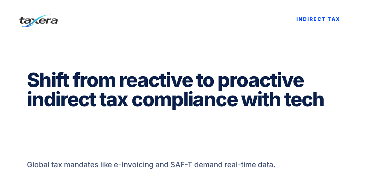 Beyond Compliance: Building a Future-Ready Indirect Tax Function for Enterprise Resilience