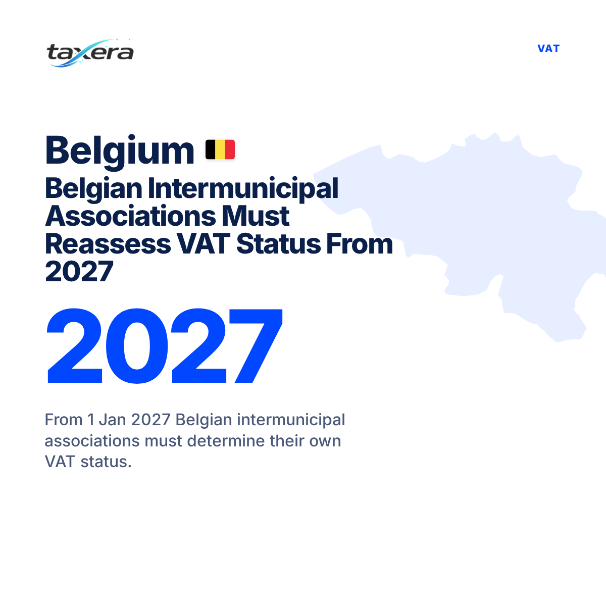Belgian Intermunicipal Associations Face New VAT Status Requirements Post-Digipolis Judgment